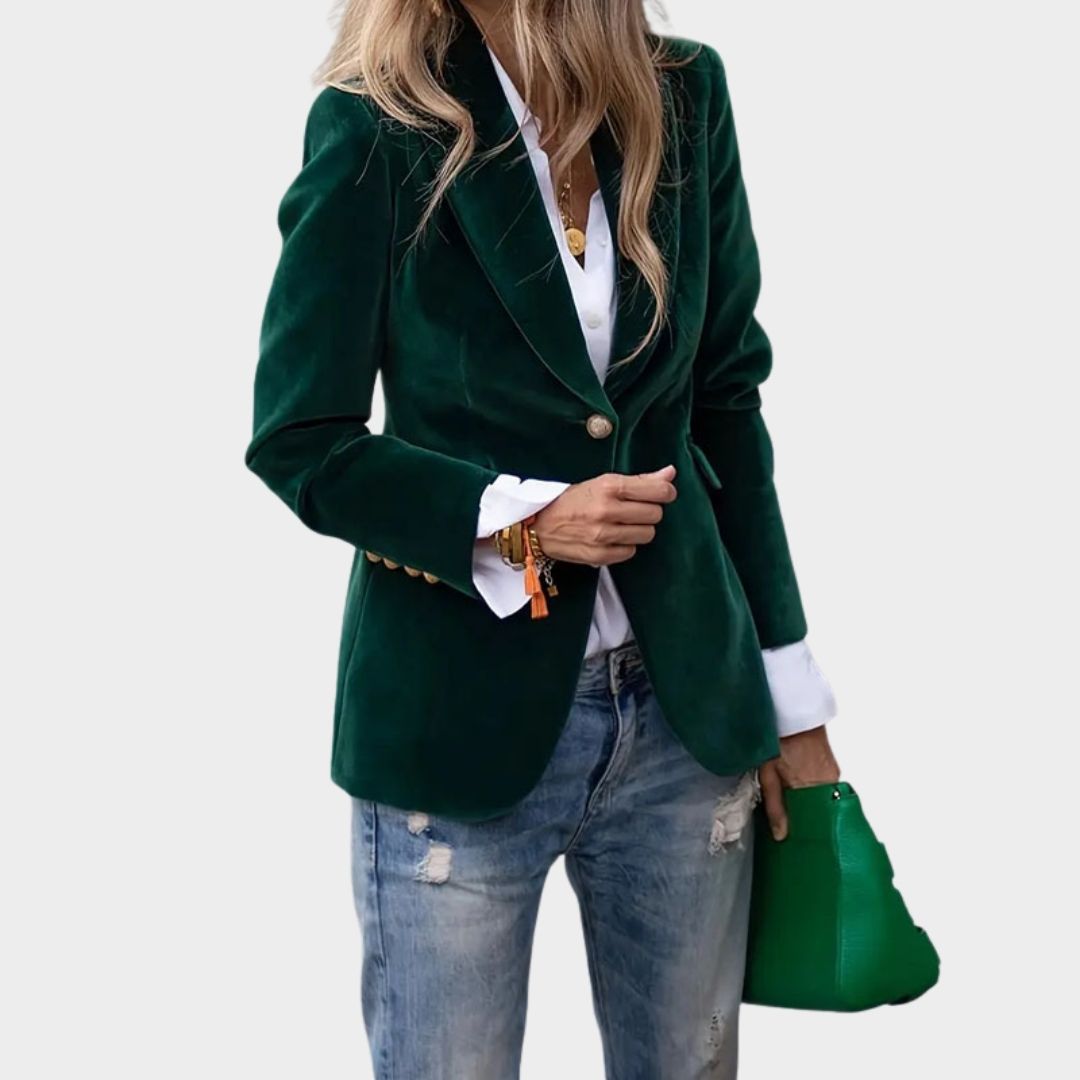 Bea | Stilfull Elegant Blazer Grunn