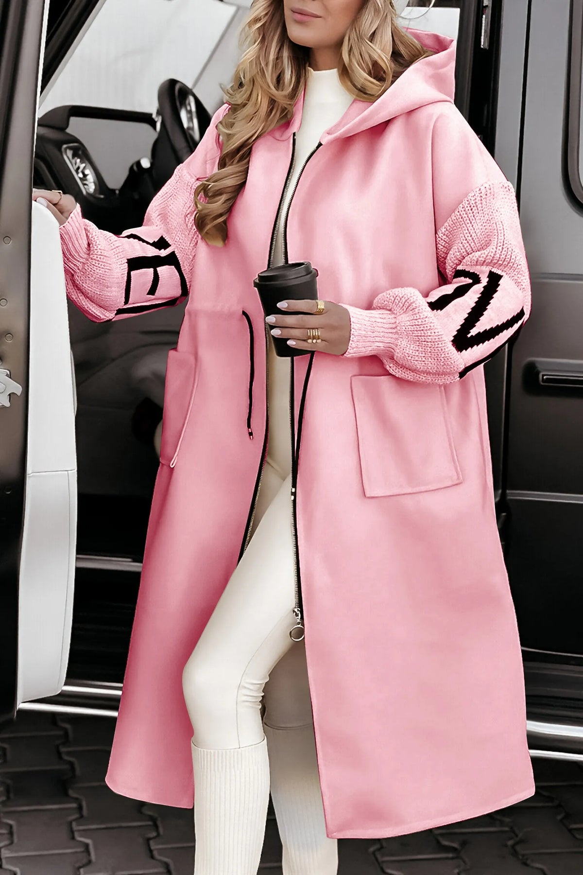 Leona™ | Hettejakke med lappeteppe