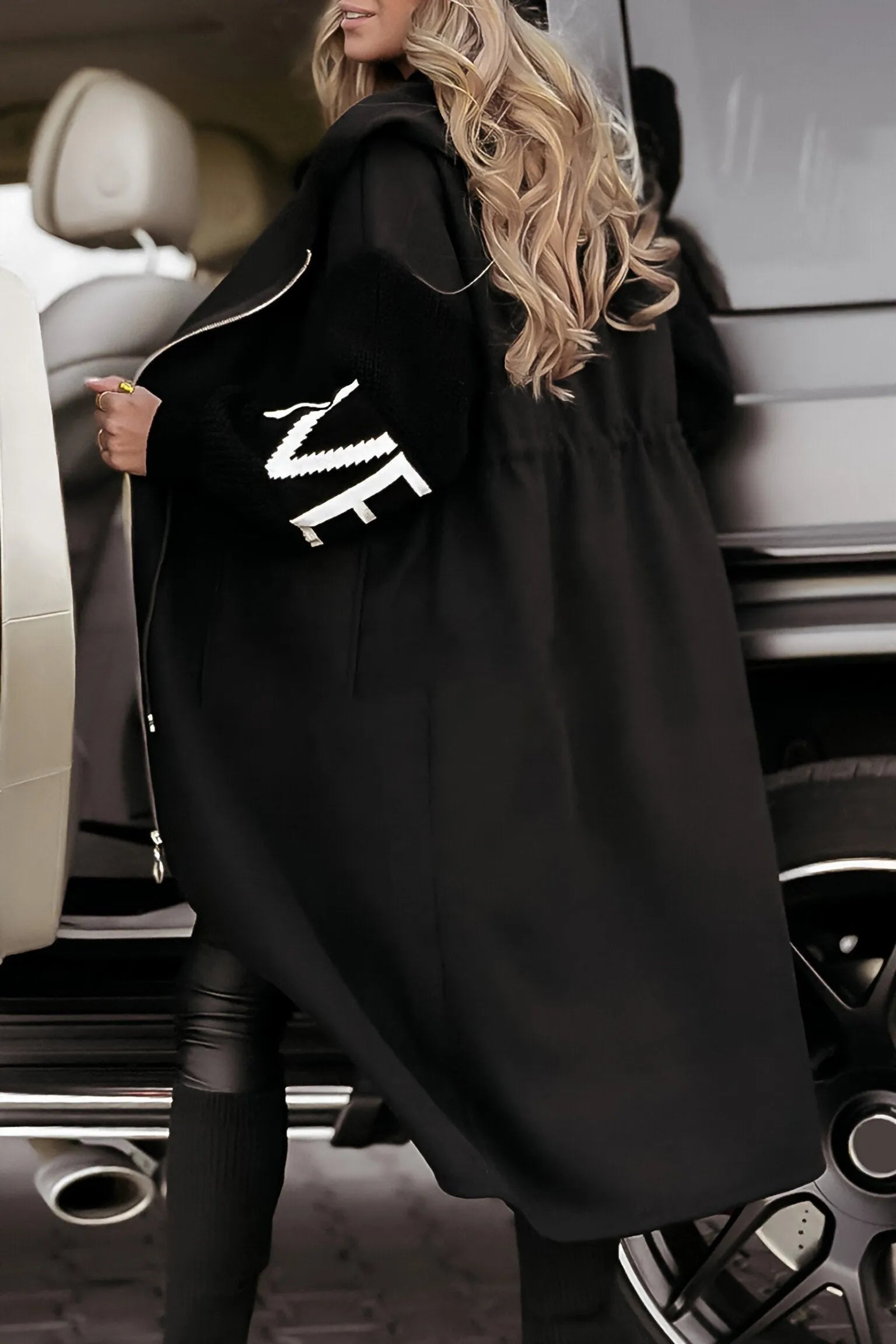 Leona™ | Hettejakke med lappeteppe