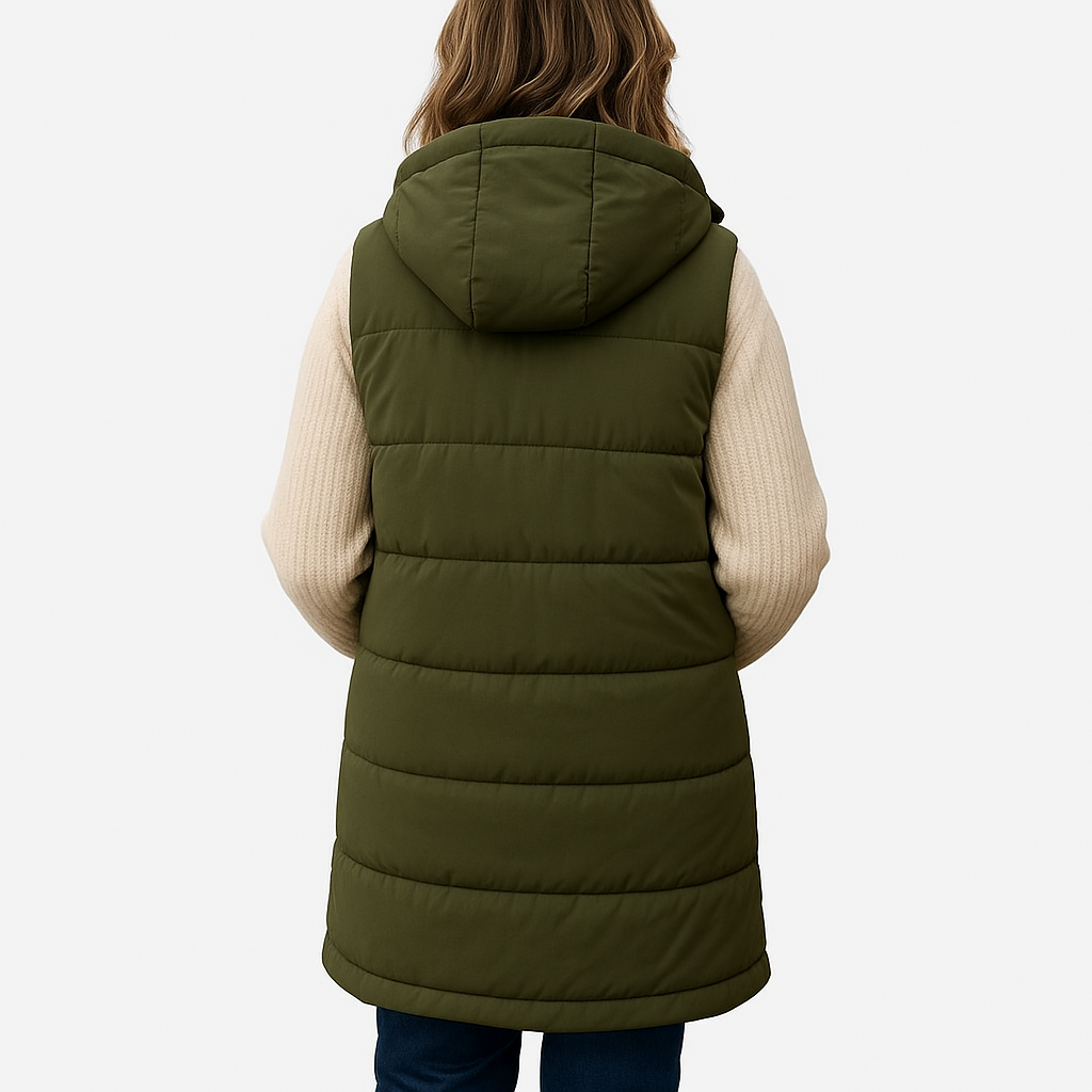 Mona | Evergreen Puffer Vest